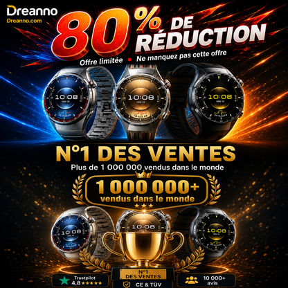 Montre connectée GT6pro avec fonction d'appel Bluetooth – Best-seller