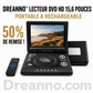📺 Lecteur DVD/EVD portable HD 7,8" – Grand écran, rechargeable et compatible DVD/CD/USB/SD – Idéal pour la maison et les voyages 🔥 50 % de réduction