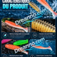 Leurres souples imitant des vers de terre, appâts artificiels parfumés à la crevette pour la pêche en eau douce et en mer, lot de 50 ou 100