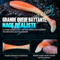 Leurres souples imitant des vers de terre, appâts artificiels parfumés à la crevette pour la pêche en eau douce et en mer, lot de 50 ou 100