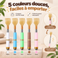 Grattoir à dos télescopique en acier inoxydable