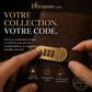 🎁Album de collection de billets avec pochettes transparentes, cuir PU haut de gamme, fermeture à code, matériau résistant, protection sécurisée