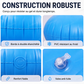 Coussin gonflable rond pour préparer les piscines pour l'hiver