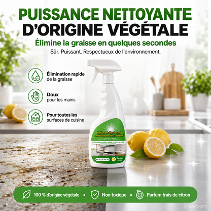 Nettoyant enzymatique multi-usages pour la cuisine et la maison