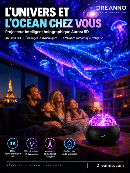 🌌Lampe projecteur dinosaure océanique – Appréciée par plus de 100 000 utilisateurs