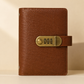 🎁Album de collection de billets avec pochettes transparentes, cuir PU haut de gamme, fermeture à code, matériau résistant, protection sécurisée