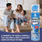 Nettoyant moussant pour toilettes : il se répand pour nettoyer les recoins difficiles d'accès, élimine les taches et les odeurs et laisse un léger parfum de pêche.