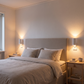 ❄️Promotion estivale : 50 % de réduction !✨Applique murale enfichable « du crépuscule à l'aube » – Lumière chaude de 3000 K vers le haut et vers le bas avec prise électrique à boucle