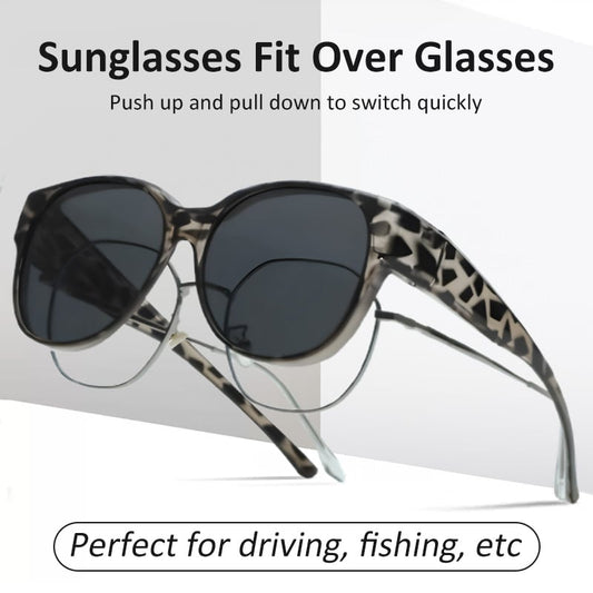 🎉OFFRE LIMITÉE : SEULEMENT €23.99 !!😎 Lunettes de soleil à porter par-dessus vos lunettes, avec protection UV40