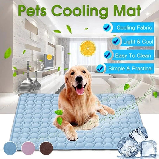 🐶 50 % de réduction 🐱 Tapis rafraîchissant d'été pour animaux de compagnie avec gel rafraîchissant non toxique