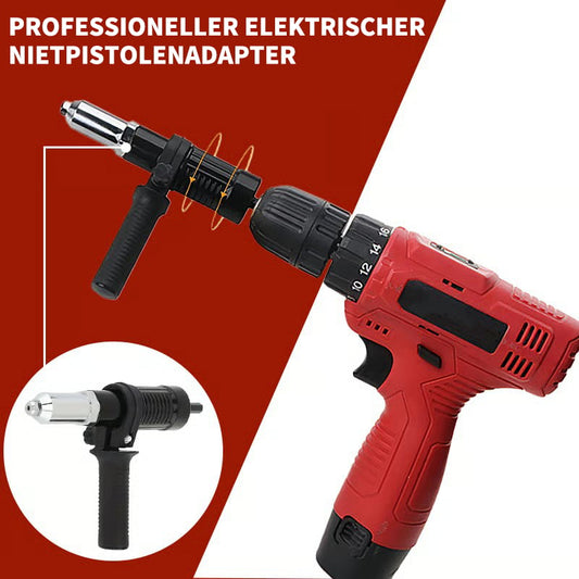 ⚡ 50 % DE RÉDUCTION ! 🔩 Adaptateur électrique professionnel pour riveteuse – Transforme votre perceuse en riveteuse, rapide et puissant