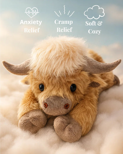 Noël Nouveau Jouet Cadeau🐂🎁Cute Cartoon Highland Cow Cuddly Toy