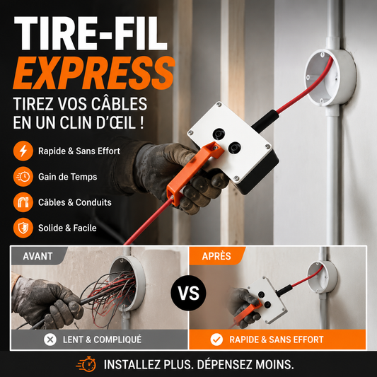 Outil de tirage de câbles efficace