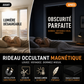 🥳 Promo 2026 – 50k+ vendus ! 🌙😴 -50 % Rideau occultant magnétique : obscurité totale, installation sans outil ni perçage, réutilisable et nomade. Beaux rêves ! 🛌✨