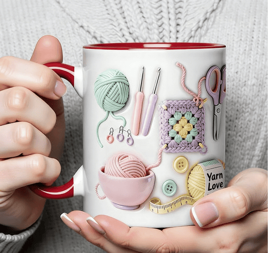 🔥DERNIER JOUR DE LA PROMOTION : 50 % DE RÉDUCTION !!🏆Offre flash⚡ Plus de 50 000 exemplaires vendus ! Presque épuisé💥Mug « Yarn Love », cadeau idéal pour les amateurs de loisirs créatifs et les esprits créatif