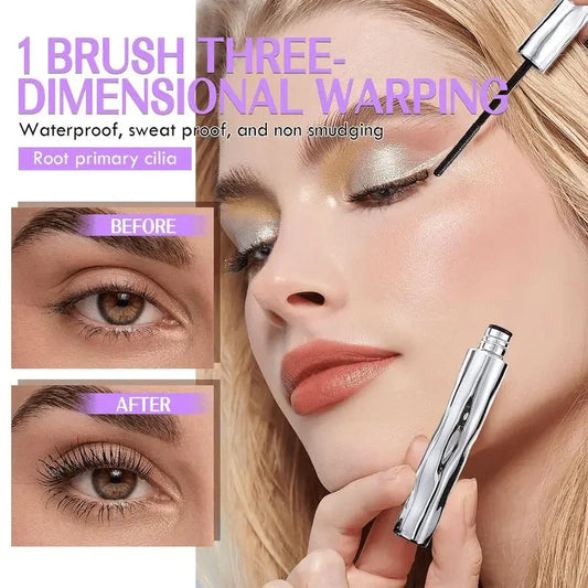 🌟Mascara waterproof à brosse spirale pour des cils recourbés longue durée – Achetez-en 1, obtenez-en 1 GRATUIT !