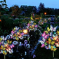 🦋Lumières solaires extérieures en forme de papillon💐