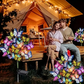🦋Lumières solaires extérieures en forme de papillon💐