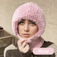 🔥VENTE CHAUDE 🔥Écharpe Bonnet Tricoté Hiver Femme 3-en-1 Cagoule