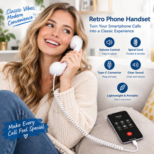 💝📞Combiné téléphonique vintage rétro ✨Le cadeau de Noël le plus original qui soit ! Idéal pour les mélomanes