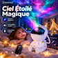 🌌 50 % de réduction ! Lampe nocturne « Starry Sky » avec robot musical | Cadeau pour enfants | Projection romantique | Objet décoratif d'ambiance pour chambre | Musique et lumières tout-en-un 🤖✨