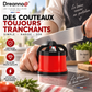 🧲 50 % de réduction ! Aiguiseur en fer fin pour cuisine domestique | Avec ventouse de fixation | Pierre à aiguiser | L'outil indispensable pour affûter vos couteaux de cuisine 🔪