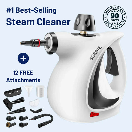 ⏳DERNIER JOUR DE SOLDES 50 % DE RÉDUCTION !!🔥Nettoyeur vapeur naturel multi-surfaces à main sous pression avec 12 accessoire