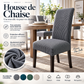 🔥‑50% Réduction ! Housse de chaise extensible 🪑 Ajustement parfait, anti-tache, protège et rénove vos chaises facilement ✨