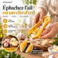🧄✨ L'outil miracle pour éplucher l'ail en acier inoxydable | 🏠 Pince à ail rapide et efficace pour un usage domestique ✋ Épluche manuellement les gousses sans vous blesser les mains ⚡ Épluchez facilement l'ail d'un simple pincement