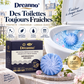 💥 50 % de réduction ! Blocs parfumés ultra-grands pour WC | Efficacité renforcée contre la saleté et le calcaire | Nettoyant pour WC « Blue Bubbles » | Parfum longue durée 🚽✨