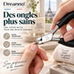 💅✨ Kit de manucure en acier inoxydable – Pince à cuticules, ciseaux à ongles, pince à ongles incarnés bec-de-corbeau, coffret cadeau 🎁