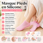 🔥Masque hydratant pour les pieds, chaussettes exfoliantes en silicone, chaussettes de protection pour la plage (lot de 3)