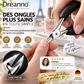 💅✨ Kit de manucure en acier inoxydable – Pince à cuticules, ciseaux à ongles, pince à ongles incarnés bec-de-corbeau, coffret cadeau 🎁