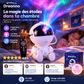 🌌 50 % de réduction ! Lampe nocturne « Starry Sky » avec robot musical | Cadeau pour enfants | Projection romantique | Objet décoratif d'ambiance pour chambre | Musique et lumières tout-en-un 🤖✨