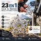 🔥 Profitez de 50 % de réduction ! Clé à molettes 23 en 1 | Tournevis EDC à embout pentagonal | Outil multifonction portable pour les activités de plein air | Clé polyvalente 🛠️❄️