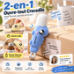🐊 Un petit crocodile aux multiples usages ! Ouvre-boîtes et décapsuleur 2-en-1 | Pour ouvrir les boîtes, les bouteilles et les flacons de sirop | Rangement magnétique. Portable, mignon et indispensable à la maison