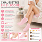 🔥Masque hydratant pour les pieds, chaussettes exfoliantes en silicone, chaussettes de protection pour la plage (lot de 3)