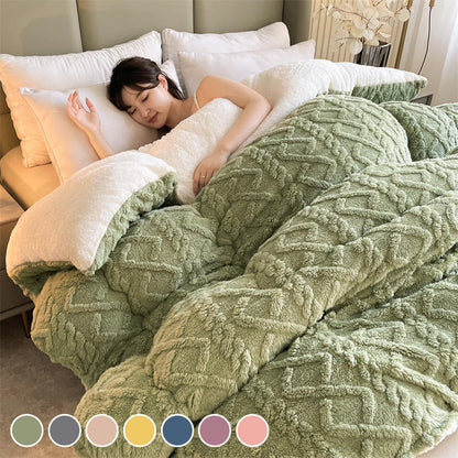🛏️ Couette d'hiver en peluche épaisse, ultra-douce et chaude – Chaleureuse et confortable ✨