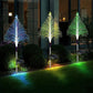 🔥Promotion de Noël 50% de réduction - 🎄7 arbres de Noël solaires à couleurs changeantes Lumières🎄