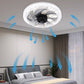 🛏️🪭 Éclairage ventilateur multifonction | Lumière et vitesse ajustables 🌙