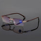 Lunettes de lecture sans monture, ultra-légères, à verres taillés en diamant