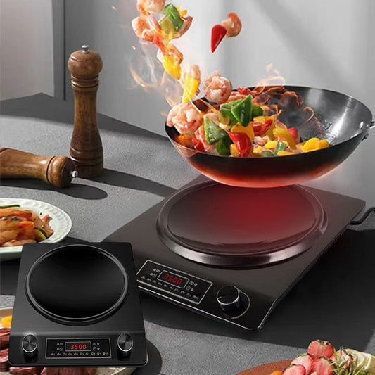 Offre à durée limitée : 55 % de réduction - Table de cuisson à induction 3500 watts, 10 réglages de température