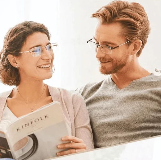 🏆👓 Saphir haute dureté ✨ Anti bleu progressive Far And Near Lunettes de lecture à double usage