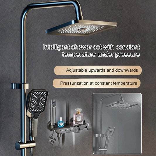 🔥 Soldes de mi-année – 50% de réduction ! 🔧🚿 Ensemble de douche thermostatique Smart Booster avec affichage numérique 💦✨