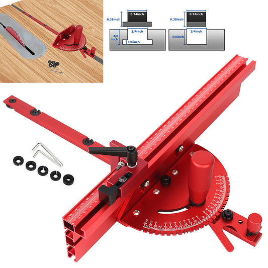 Équerre de coupe en angle de précision en aluminium