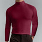 T-shirt à col montant et manches longues pour homme