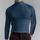T-shirt à col montant et manches longues pour homme