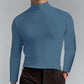 T-shirt à col montant et manches longues pour homme