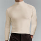 T-shirt à col montant et manches longues pour homme