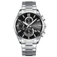 ⌚Montre-bracelet d'affaires en acier inoxydable pour hommes